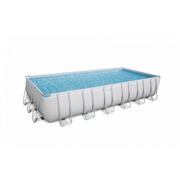Каркасный бассейн Bestway Power Steel Frame 732 х 366 х 132 см с лестницей