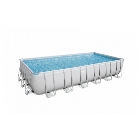 Каркасний басейн Bestway Power Steel Frame 732 х 366 х 132 см зі сходами