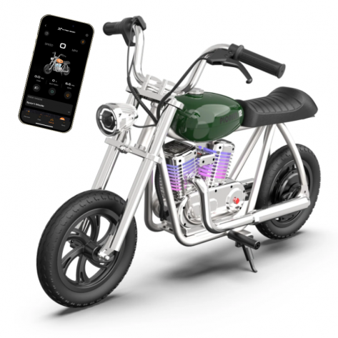 Електричний мотоцикл Hyper Gogo Pioneer 12 Plus із додатком