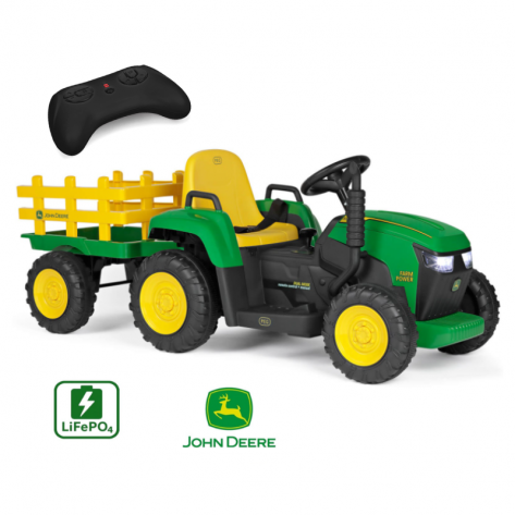 Трактор із причепом Peg Perego John Deere Farm Power 12V