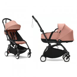 Коляска 2 в 1 Stokke YOYO³ newborn shell шасі Black