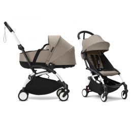 Візок 2 в 1 Stokke YOYO³ newborn shell шасі White