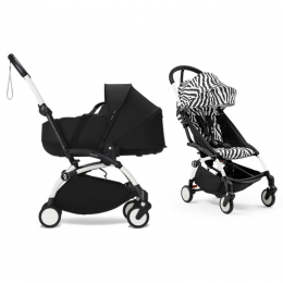 Коляска 2 в 1 Stokke YOYO³ newborn shell шасси White